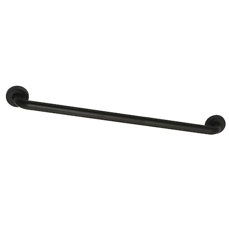 Kingston Brass DR814300 30-Inch x 1-1/4-Inch O.D Grab Bar, Matte Black DR814300
